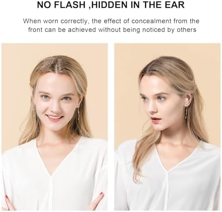 Discreet Mini Wireless Earbuds for Small Ears – Invisible Bluetooth Earpieces with Ergonomic Comfort and Portable Charging Case – Seamless Audio for Work, Travel, and Relaxation – Perfect Compatibility with Android & i OS Devices