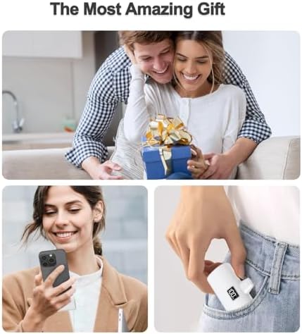 Ultra-Compact 6000 m Ah Power Bank for i Phone 15 Series & Android Devices – Fast 20 W USB-C Portable Charger for On-the-Go Power Solutions – Sleek Mini Battery Pack for i Phone 15 Pro/15 Plus/15 Pro Max/Samsung/Huawei – Reliable Charging Anytime, Anywhere