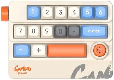 Transform Your Productivity and Gaming with the Black Wired Mechanical Numeric Keypad – Fully Hot-Swappable Keys, Customizable RGB Backlight, and Programmable Macro Functions for Seamless Office and Gaming Experience with Joystick Control