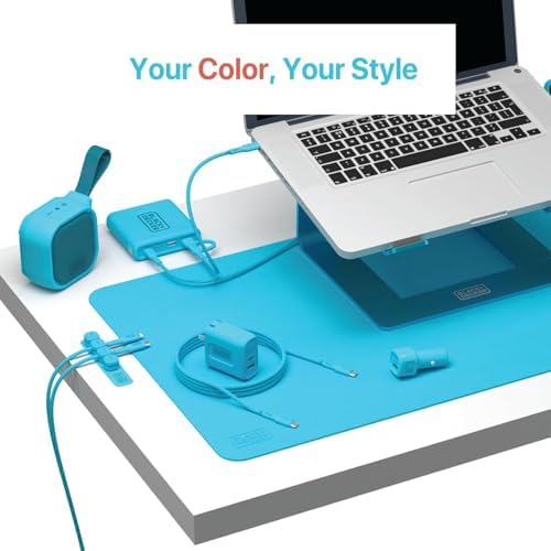 BLACK+DECKER 38 W Dual-Port Fast Charging Wall Adapter – Compact USB-C & Type C Quick Charge Power Supply with Qualcomm QC 3.0 – Perfect for Home, Office & Travel – Versatile PD Charger for Smartphones, Tablets & More