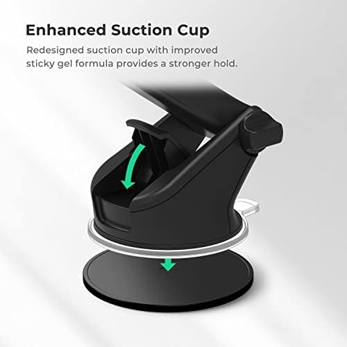 i Ottie Easy One Touch Signature CD Slot Car Phone Holder – Universal Smartphone Mount for i Phone, Google, Samsung, and More – Enhanced Stability, 360-Degree Viewing Angles, Quick One-Touch Access for Safe Driving