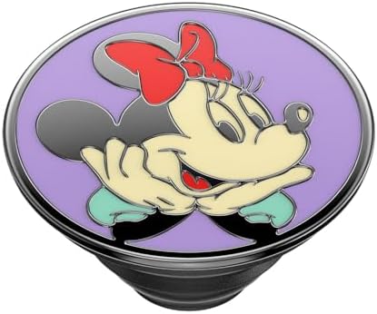 Disney Classic Mouse Pop Sockets Phone Grip with Versatile Kickstand – Ultimate Anti-Drop Phone Holder for One-Handed Use and Easy Style Switchability – Compatible with i Phone, Samsung, and Most Cases – Ideal for Wireless Charging and Everyday Convenience