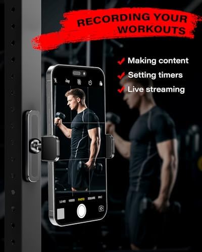 APPS2 Car Gym Magnetic Phone Holder – 360-Degree Adjustable Mount for Smartphones (4.7-6.5″) – Durable Alloy Base & Joint – Sleek Design for Enhanced Safety & Convenience on the Road – Optimal Viewing Angles for Navigation & Hands-Free Calls – Reliable Magnetic Grip for Secure Smartphone Support – Compact Gym Phone Accessory for Easy Installation & Use – Elevate Your Driving Experience with Robust Performance & Stylish Aesthetics
