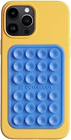 Ultimate Stability Turquoise Silicone Suction Phone Holder – Hands-Free Mount for i Phone & Android – Compact 2.6″ x 3.9″ Design – Elevate Your Selfies and Videos with Superior Grip and Versatile Functionality – Essential Content Creation Accessory for Effortless Capturing and Live Streaming