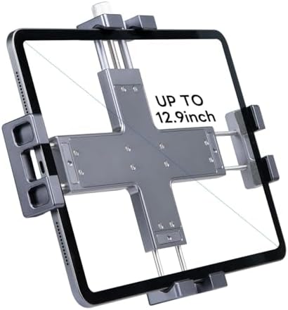 FANAUE 360° Rotatable i Pad Holder for Car – Versatile Tablet Mount for Vehicles, Windshield & Dashboard – Compatible with 8-12.9″ i Pad Mini & Pro Models – Sturdy Aluminum Alloy Design for Enhanced Navigation & Entertainment on the Go