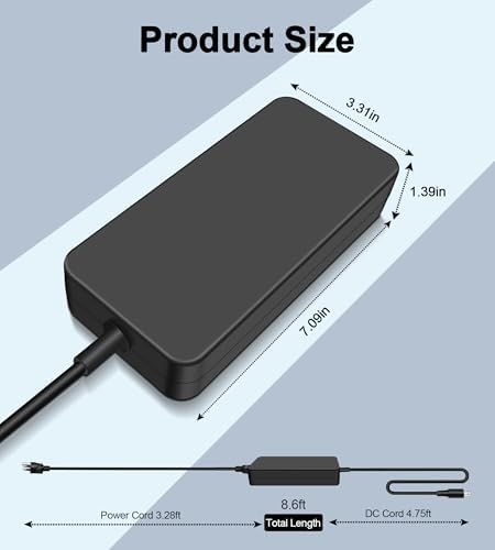 Ultra-Fast 180 W MSI Laptop Charger – Essential Power Adapter for GF, GS, GE & GL Series – Compact Design for On-the-Go Gaming – Enhanced Compatibility & Safety Features for Uninterrupted Performance