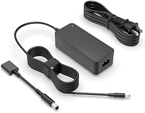 High-Performance Dell Laptop Charger – 65 W & 45 W Compatibility, UL Safety Certified, Compact Design with Switchable Round Connectors for All Models, Enhanced Charging Speed & Reliability, 30-Day Returns & 24-Month Warranty Included