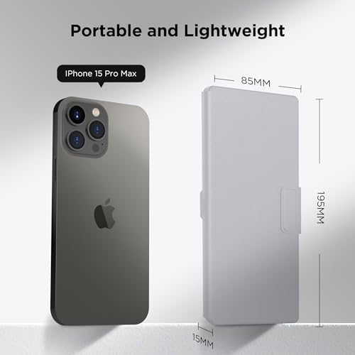 CACOE Ultra-Slim Foldable Wireless Keyboard with Integrated Stand – Dual-Channel QWERTY Design for Seamless Device Switching – Portable Mini Keyboard for Smartphones, Tablets, and Laptops – Stylish Wine Red Finish for Enhanced Productivity and Versatility