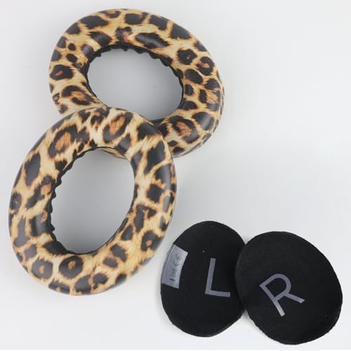 Adhiper Leopard Print Ear Pads for Bose 700/NC700 Wireless Headphones – Luxury Protein Leather Cushions with Memory Foam for Superior Comfort and Premium Audio Quality Upgrade