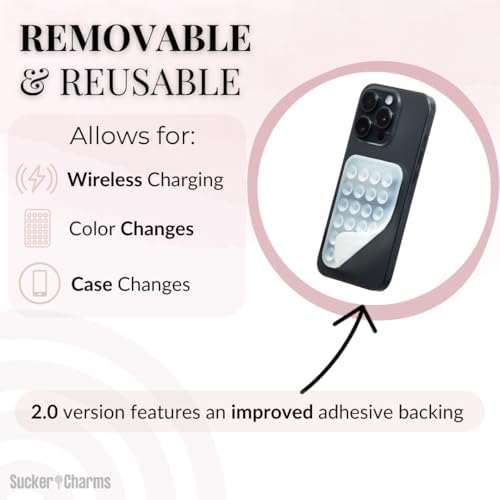 Lavender Fizz Silicone Phone Mount – Versatile Hands-Free Suction Holder for i Phone & Android – Ideal Tik Tok Filming & Video Call Accessory – Secure, Removable Grip for Effortless Mobile Use – Stylish & Functional Design for On-the-Go Convenience