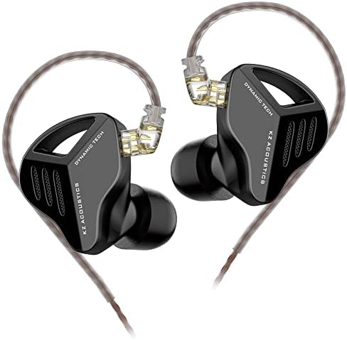 Experience Unmatched Audio Fidelity with Keephifi KZ ZVX In-Ear Monitor Earphones – 10 mm Dual Cavity Dynamic Driver, Premium Metal Shell, Detachable 2-Pin Silver-Plated Cable, and Integrated Mic for Audiophiles and Musicians – Superior Sound Quality and Comfortable Fit for All-Day Listening