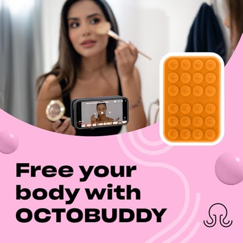 Ultimate Stability Turquoise Silicone Suction Phone Holder – Hands-Free Mount for i Phone & Android – Compact 2.6″ x 3.9″ Design – Elevate Your Selfies and Videos with Superior Grip and Versatile Functionality – Essential Content Creation Accessory for Effortless Capturing and Live Streaming