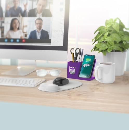 SOAR Smart Wireless Charger & Stylish Desktop Organizer – Fast 10 W Charging for Qi-Enabled Devices, Clutter-Free Workspace Solution with Built-in Storage and Safety Features