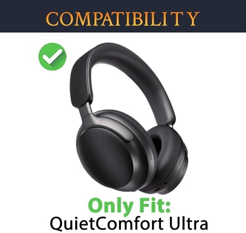 Transform Your Listening Experience with SOULWIT Replacement Earpads for Bose Quiet Comfort Wireless Headphones – Luxurious Ultra-Soft Protein Leather Cushions with Advanced High-Density Noise Cancelling Foam in Elegant Sandstone – Maximum Comfort, Superior Sound Isolation, and Effortless Installation for Extended Headphone Lifespan