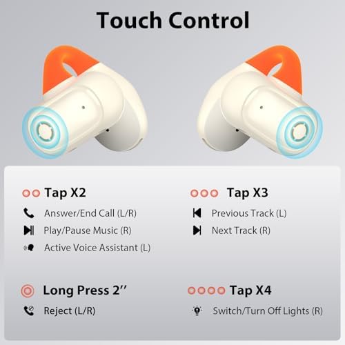 Ultra-Lightweight Bluetooth Earbuds: Open Clip-On Design for Active Lifestyles – Ergonomic Fit with Superior Sound Quality and Ambient Awareness – Ideal for Sports, Workouts, and Daily Commuting – Seamless Compatibility with i Phone, i OS, and Android Devices – Perfect for Effortless Hands-Free Calls and Voice Control
