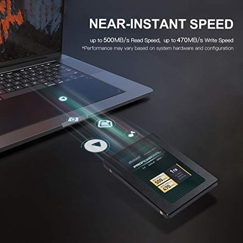 Unlock Lightning-Fast Performance with INLAND Professional 1 TB SSD – Cutting-Edge 3 D NAND SATA III 6 Gb/s 2.5″ Internal Solid State Drive for Ultimate Reliability and Versatile Compatibility
