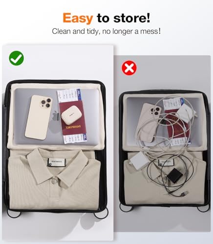 Experience Maximum Efficiency with TORRAS Flex Line 40 W Dual-Port USB-C Charger Block for Galaxy Z Fold 7 – Fast Charging Power Adapter with Retractable Cable, Ideal for i Phone 15/16 & Samsung Galaxy S25/S24 Ultra, Sleek Gold Finish for Ultimate Style and Portability