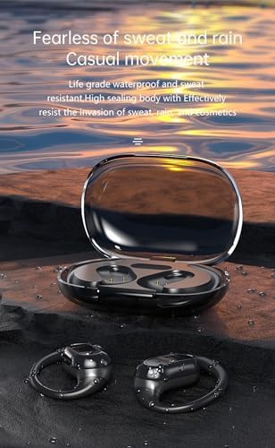 Cutting-Edge True Wireless Earbuds Model 25 – Bluetooth 5.3 Sport Headphones with IP7 Waterproof Rating, Touch Control for Effortless Playback, Built-in Mic for Hands-Free Calls, and LED Power Display for Battery Monitoring, Perfect for Active Lifestyles