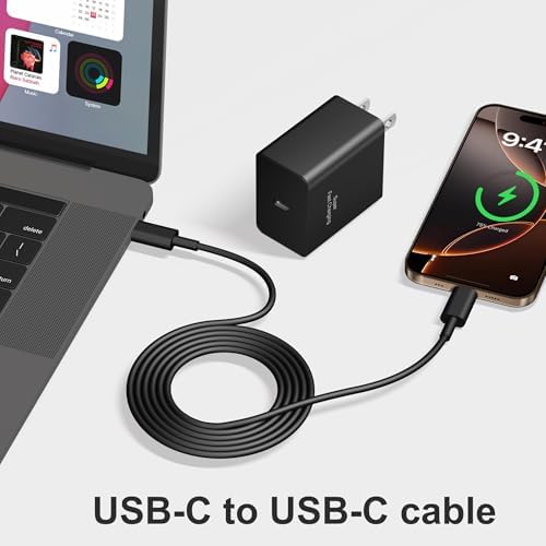 Experience Unmatched Charging Power with the 45 W USB-C Fast Charger & 10 FT Cable – Perfect for i Phone 16/15 and Samsung Galaxy Devices, Offering Superior Durability and Universal Compatibility for All Your Charging Needs.