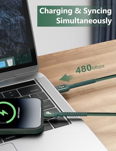 10 FT USB-C to USB-C Charging Cable 2-Pack – Premium Fast Charge & Data Transfer Solution for i Phone 16, Samsung Galaxy S23, LG, Nintendo Switch – Flexible, Durable Nylon Braided Design for Ultimate Convenience and Longevity