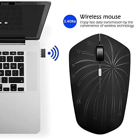 Illuminated Rechargeable Wireless Mouse with Advanced Optical Tracking – Stylish Backlit Design, Adjustable DPI, and Nano USB Receiver for Seamless PC and Mac Compatibility – Elevate Your Productivity in Low-Light Environments