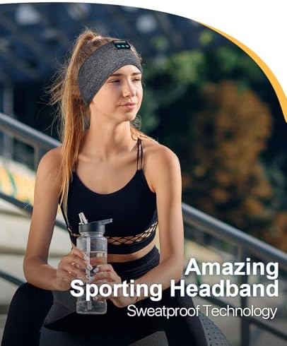 Revolutionary Bluetooth Sleep Headphones & Mask for Side Sleepers – Premium Adjustable Noise-Canceling Headband for Ultimate Comfort and Restful Nights