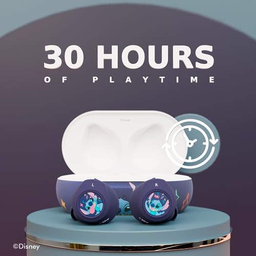 Discover the Enchantment of Disney with Lilo and Stitch Bluetooth Earbuds – Wireless Headphones Featuring 30 Hours of Playtime, Built-in Mic for Hands-Free Calls, and an Adorable Charging Case – Perfect Gift for Fans of All Ages Seeking Style and Sound Quality – Enhanced Compatibility for Seamless Connection to All Devices – Lightweight Design for Ultimate Comfort During Extended Listening Sessions – Ideal for Music, Podcasts, and Calls – Celebrate Your Love for Lilo and Stitch with These Trendy Earbuds!