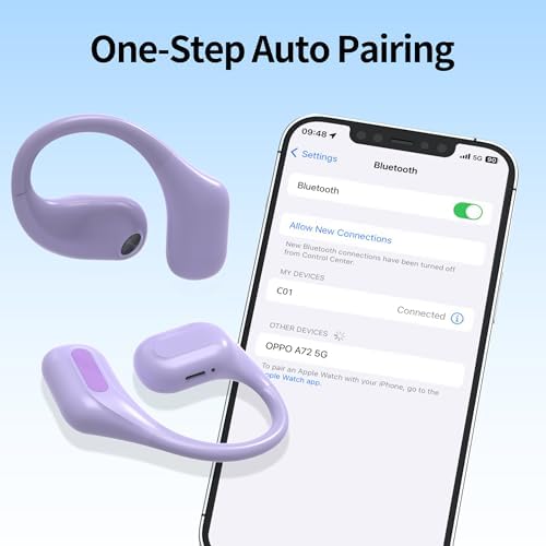 Elevate Your Audio Experience: Premium Bluetooth 5.3 Sport Earbuds with IP7 Waterproof Protection, 24-Hour Playback, Noise-Canceling Technology, and Secure Over-Ear Hooks for Unmatched Performance in Any Environment