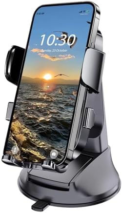 Ultimate Waterproof Boat Phone Holder – Heavy-Duty Suction Cup Marine Mount for All Smartphones – Enhanced Dashboard Stability and 360-Degree Rotation for Safe Navigation & Connectivity on Kayaks, Sailboats, and More