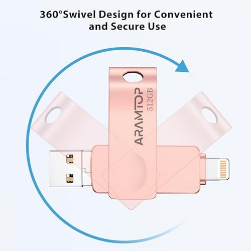 512 GB Photo Stick USB C Memory Stick – Ultimate External Storage Solution for i Phone, i Pad, Android & PC – High-Speed, Plug-and-Play Thumb Drive for Effortless File Management and Backup