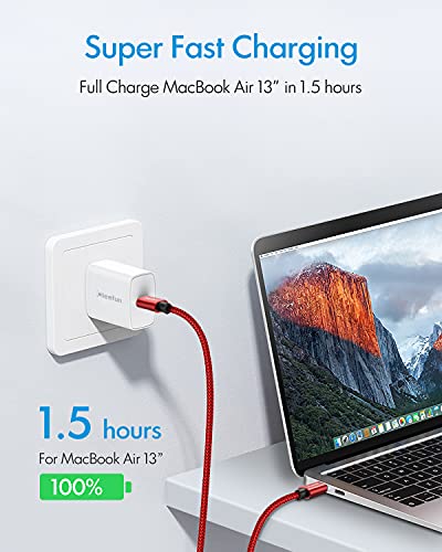 CLEEFUN 26 ft USB C to USB C Charging Cable – 60 W Fast Charger for i Phone 16/15 Pro Max, i Pad, Mac Book, Galaxy S24/S23 – Ultimate Compatibility & High-Speed Data Transfer – Durable Design for On-the-Go Power Solutions