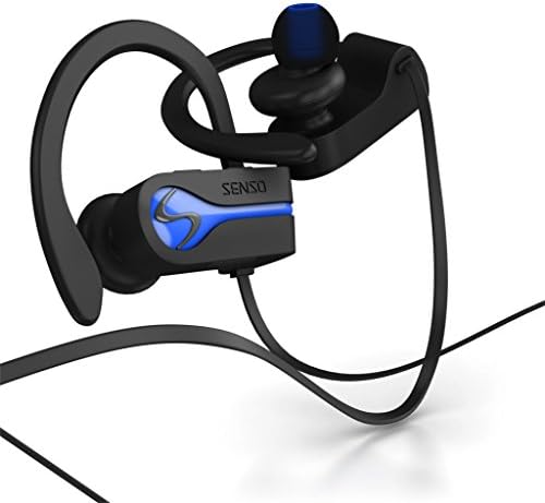 Revolutionize Your Workout with Tekatron Bluetooth Wireless Headphones – Superior IPX7 Waterproof Sports Earbuds with Noise Cancelling, 8-Hour Battery Life, and Built-in Mic for Hands-Free Calls – Perfect for Gym, Running, and Outdoor Activities – Experience HD Stereo Sound and Unmatched Comfort in Stylish Blue