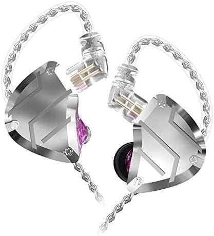 Elevate Your Sound Experience with CCA C10 Hybrid IEM Earphones – 4 BA + 1 DD Configuration for Unmatched Audio Clarity, Detachable Cable for Customization, and Built-in Microphone for Gaming & Calls – Stylish Purple Design for Musicians and Gamers Alike!
