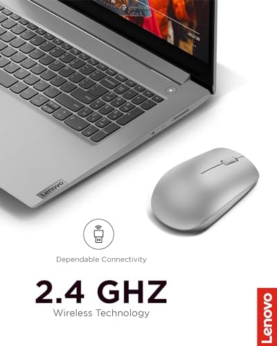 Lenovo 530 Wireless Mouse – Ergonomic Abyss Blue Design with 2.4 GHz Nano USB Receiver, 1200 DPI Optical Sensor for Precision Tracking, Lightweight & Portable for Effortless Navigation, Ideal for Left & Right-Handed Users, Perfect Companion for Work or Travel