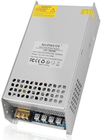 High-Efficiency 600 W 24 V AC to DC Power Supply – 25 A Versatile Switching Adapter for LED Strips, Motors, CCTV Systems, and 3 D Printers – Durable and Reliable Performance for All Your Power Needs