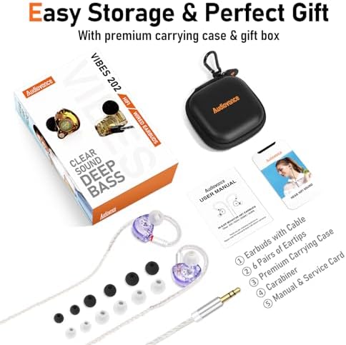 Unleash Exceptional Sound Quality with Vibes 202 MC USB-C Wired Earbuds: Premium Hi-Fi Audio, Advanced Noise Isolation, Ergonomic Comfort for i Phone 15/16 – Built-In Microphone for Effortless Communication & Durable Silver-Plated Cable – Includes Portable Case for On-the-Go Convenience
