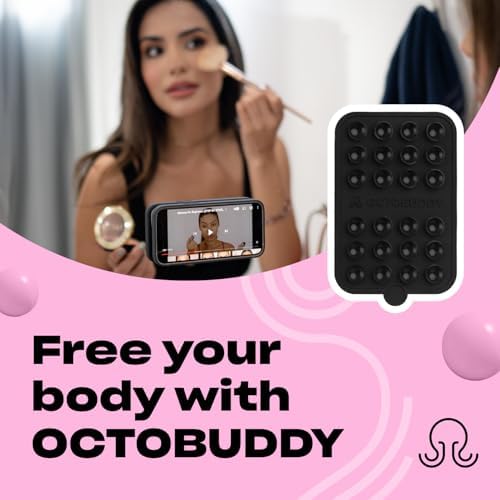Effortless Creativity with the Hot Pink Double-Sided Suction Phone Holder – Versatile Detachable Mount for Hands-Free Selfies and Videos – Universal Compatibility for i Phone & Android Devices – Compact 2.5” x 3.75” Design for Ultimate Portability – Advanced Strong Grip Technology Ensures Steady Shots and Seamless Sharing
