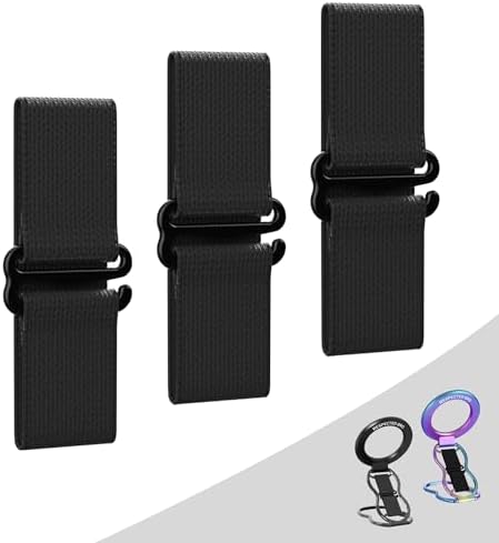 Elevate Your Smartphone Experience with RESPECTED-BRO 4-in-1 Magnetic Phone Grip Stand – Ultimate Kickstand, Secure Finger Strap, and Universal Compatibility for i Phone & Android (Silver) – Perfect for Hands-Free Convenience and Enhanced Usability