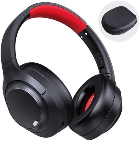 IFECCO Active Noise Cancelling Over-Ear Headphones – Advanced Bluetooth 5.4 Wireless Headset with Unmatched 100-Hour Battery Life, Premium Hi-Fi Sound, Ultimate Comfort, Ideal for Travel, Office, and Home Listening