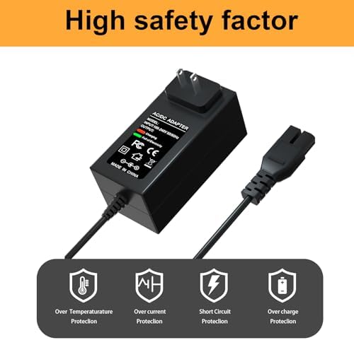 High-Efficiency 16.8 V Power Adapter for Aiper Scuba S1 Cordless Robotic Pool Cleaner – Rapid Charging Solution for 14.4 V Li-ion Batteries with Enhanced Durability and Safety Features for Ultimate Cleaning Performance