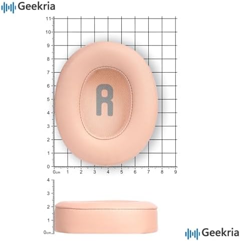 Transform Your JBL Headphones with Geekria Quick Fit Replacement Ear Pads – Premium Memory Foam Ear Cushions for Enhanced Comfort and Sound Isolation – Compatible with JBL Tune 700 BT, 750 BTNC, 710 BT, 720 BT, 760 NC, 770 NC – Sleek White Design for Modern Aesthetic – Easy Installation for Long-Lasting Audio Enjoyment and Hygiene
