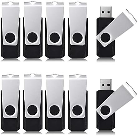 Colorful 5-Pack 64 GB USB Flash Drives by Aiibe – Versatile Data Storage Solution with Enhanced Speed and Compatibility – Stylish and Portable Thumb Drives in Black, Red, Cyan, Green, and Purple for Easy File Organization and Backup