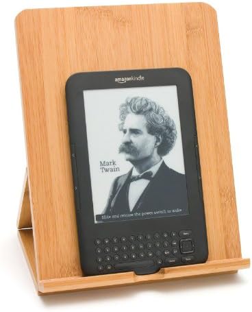 Eco-Friendly Bamboo Wood Folding Tablet Stand for i Pad, Samsung, Nexus & Nintendo Switch – Adjustable Portable Holder with Ergonomic Design for Enhanced Viewing Comfort and Style