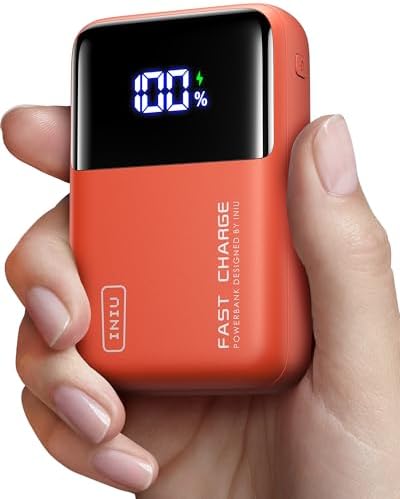 High-Capacity INIU Power Bank 25000 m Ah – 100 W Fast Charging Portable Charger for Laptops and Phones, Ideal Travel Companion for Students and Adventurers, Lightweight and Compact Design for Effortless Mobility, Perfect for Family Trips and Cruising