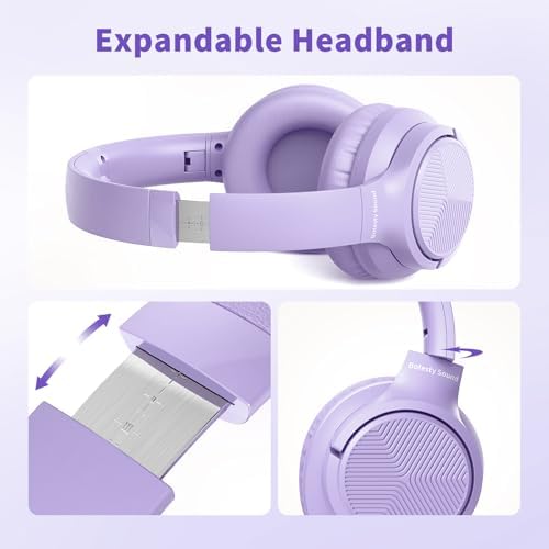 Versatile Over-Ear Wired Headphones with Integrated Microphone – Premium Sound Experience with Foldable Design and 4.9 ft Tangle-Free Nylon Cord – Perfect for Travel, Daily Use, and Multimedia Engagement (Black)