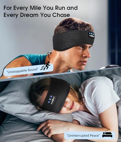 Revolutionary Bluetooth 5.4 Sleep Mask Headphones with Superior HD Sound Quality – Ultimate Comfort Music Headband Perfect for Travel, Yoga, and Running – Exceptional Gift Option for All, Featuring Unmatched Compatibility for an Elevated Listening Experience