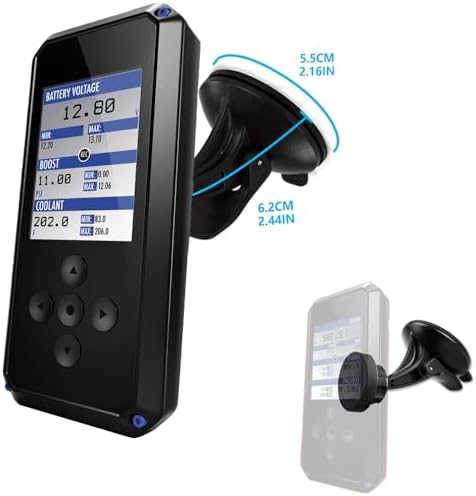 Elevate Your Driving Experience with the Heavy-Duty Windshield Suction Cup Mount Featuring N60 Magnetic Cradle Holder – Ultimate Stability and Compatibility for Bully Dog BDX/SCT BDX Programmers and Smartphones for Safe Navigation and Engine Monitoring