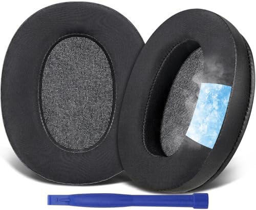 Premium SOULWIT Cooling Gel Earpads for Sony WH-XB910 N Headphones – Advanced Noise Isolation Foam Cushions for Unmatched Comfort and Superior Sound Quality – Stylish Red Storm Replacement Ear Pads for Music Enthusiasts