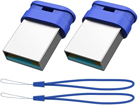 Maximize Your Data Capacity with K&ZZ Ultra Slim 64 GB USB Flash Drive 2 Pack – High-Speed USB 2.0 Memory Stick with Convenient Lanyard for On-the-Go Storage Solutions, Perfect for Students and Professionals