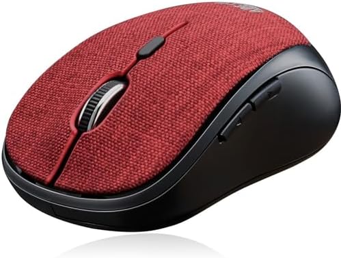 Sleek i Mouse S80 2.4 GHz Mini Optical Mouse – Stylish Fabric Finish with 5 Customizable Buttons for Ultimate Comfort and Performance in Any Workspace